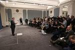 PRESSET. Statsminister Lars Løkke Rasmussen (V) svarede i dag på kritiske spørgsmål fra journalister. 