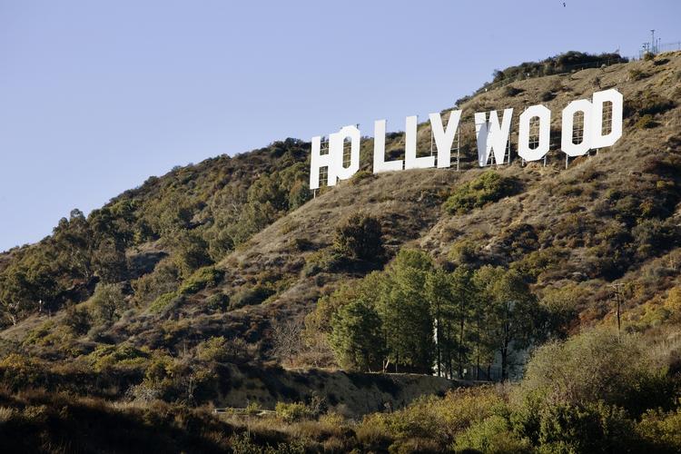 unikt varetegn. Hollywood-skiltet på bjerget Mount Lee er opført i slutningen af 1940'erne. 