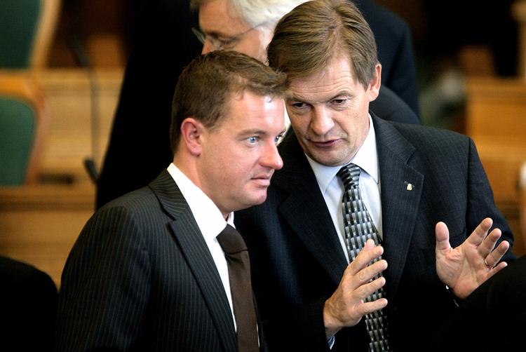 Uenighed. Jens Rohde, til højre, og Bendt Bendtsen, til højre, kan ikke blive enige om, hvorvidt sikkerheden for danskerne er truet. 