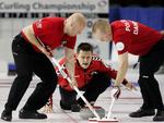 fejende. De danske curling-mænd har stået i skyggen af kvinderne ved tidligere mesterskaber. Men det vil mændene ændre på ved vinter-OL. Arkivfoto. 