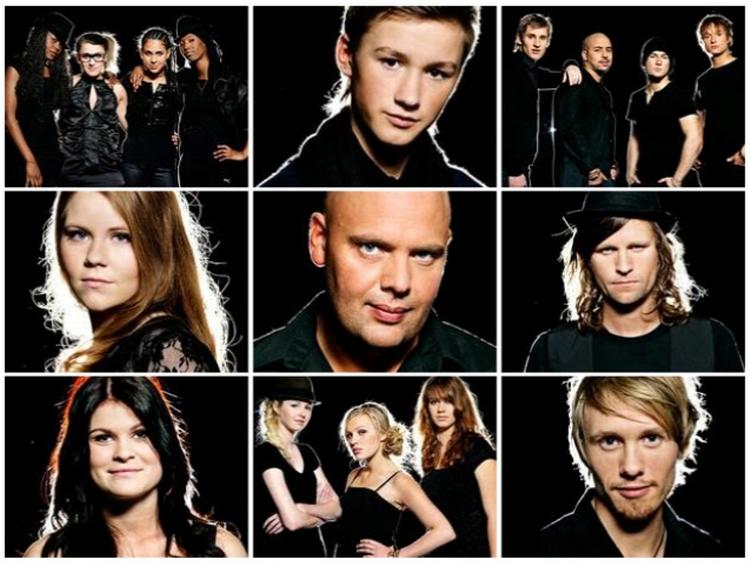De ni 'X Factor'-deltagere er klar til at fyre den af i aften, når det første live-show går i luften i DR-byen. 