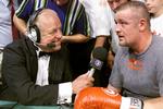 pay-per-view. Brian Nielsen interviewes ved ringside. Danskeren skal måske gøre comeback mod Evander Holyfield. Arkivfoto. 