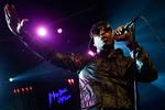 Den københavnske hiphopscene var klar til fest, da Talib Kweli indtog Pumpehuset. Her en han fanget ved en tidligere koncert. Arkivfoto: Jean-Christophe Bott/AP 