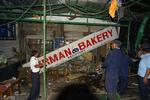 Bombeeksplosion. The German Bakery er et populært bageri for turister og udlændinge. 
