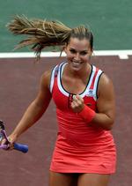 FLYVENDE. Efter to sejre for Slovakiet mod Kina i Fed Cup fortsatte Dominika Cibilkova sejrsrækken i første runde i Dubai. Arkivfoto. 