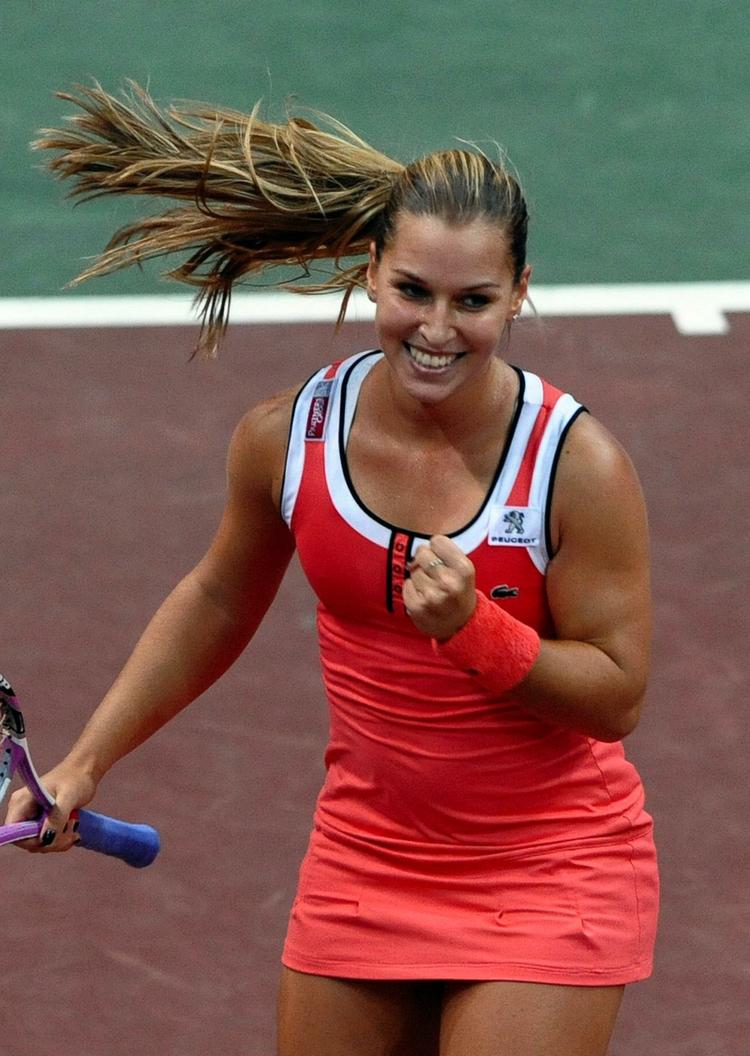 FLYVENDE. Efter to sejre for Slovakiet mod Kina i Fed Cup fortsatte Dominika Cibilkova sejrsrækken i første runde i Dubai. Arkivfoto. 