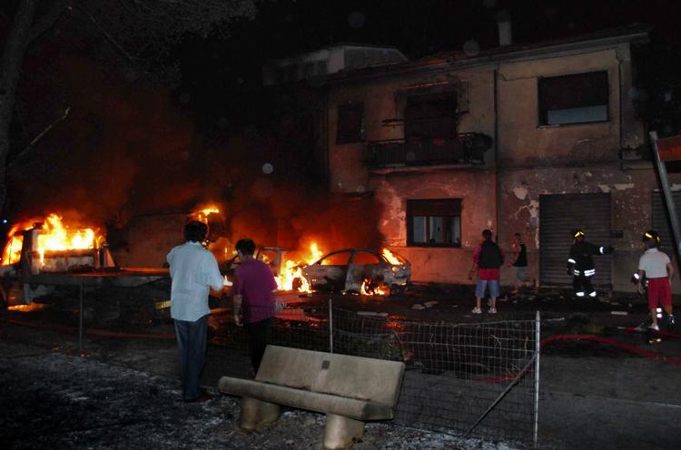 Katastrofe. 32 personer blev dræbt, da to jernbanetankvogne sidste år eksploderede i det nordlige Italien efter en afsporing. 