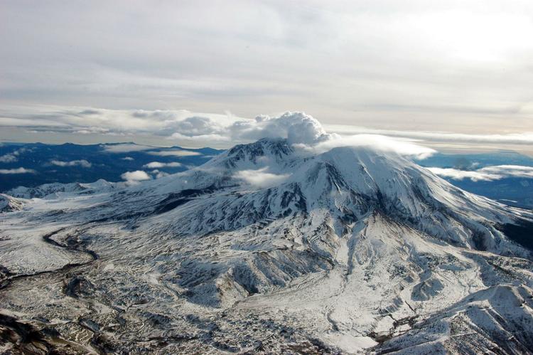 Aktiv. Vulkanen Mount St. Helens var sidst i udbrud i 1980 (arkivfoto). 