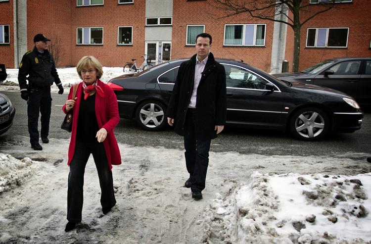 TRUET. Formand for Dansk Folkeparti, Pia Kjærsgaard, er påvirket, men fattet efter truslerne mod hende. 