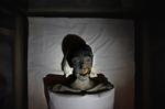 Mumie. Tutankhamons mor - cirka 3.300 år efter, at hun fødte faraoen. 
