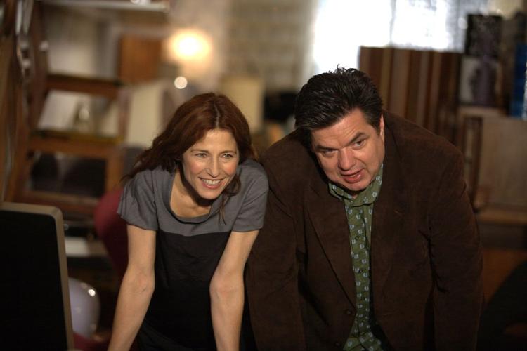 neurotikere. Et sted mellem Woody Allen og 'Sex And The City' træffer komedien 'Please Give' det hjerte, der er blevet underernæret på en Berlinale uden megen romantik i år. Her Catherine Keener og Oliver Platt. Foto: Piotr Redlinksi/Sony 