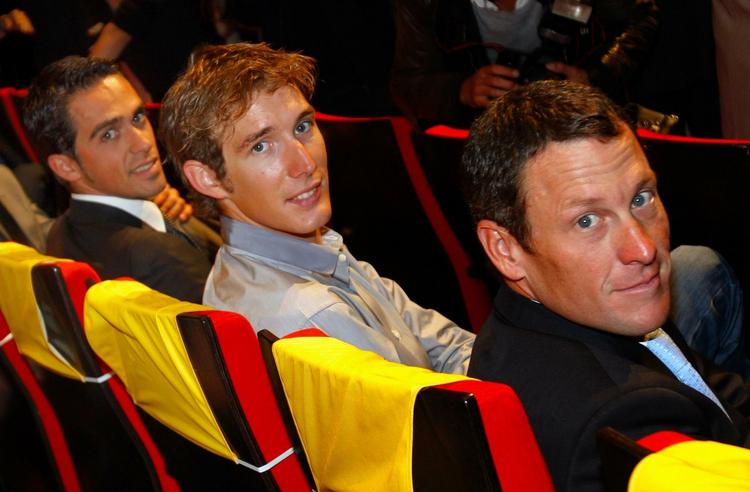 topmøde. Til sommer mødes Alberto Contador, Andy Schleck og Lance Armstrong i Frankrig. Arkivfoto. 