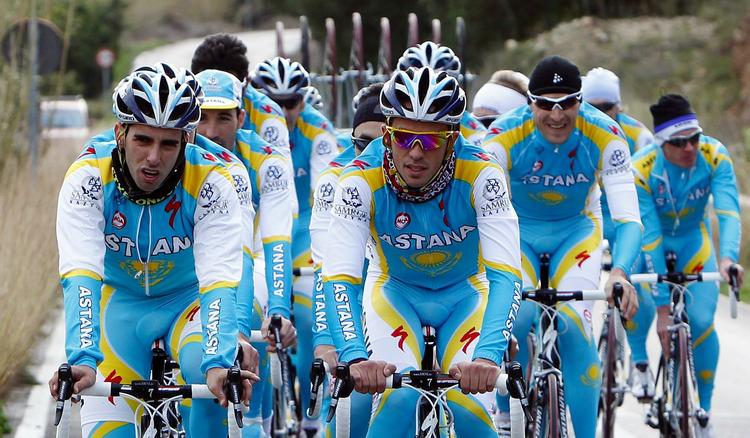 overbevisende. Astana råder allerede tidligt på sæsonen over en særdeles velkørende Alberto Contador. Arkivfoto. 