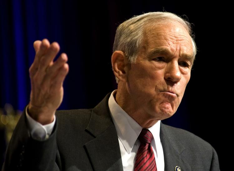 LIBERTARIANER. Kongresmedlem Ron Paul, da han talte på det konservative aktivistmøde i Washington i går. 