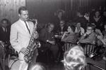 Stan Getz backed by drummer Joe Harris at the Montmartre some 60 years ago. The legendary jazz club is now to reopen. 