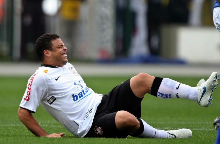korpulent. Kropsbygningen er ikke længere helt så fit som i tiden i Barcelona, Inter, Real Madrid og Milan, men Ronaldo har scoret 23 mål i 38 kampe for Corinthians. Arkivfoto. 
