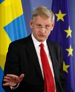 Fy fan. Sveriges udenrigsminister, Carl Bildt, er utilfreds med udnævnelsen af portugisisk EU-ambassadør i USA. 