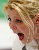 Medaljesulten. Skipper Angelina Jensen og resten af mandskabet har stadig en lille mulighed for at komme videre ved OL. 