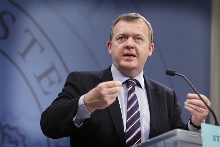 Denmark's Prime Minister lars Løkke Rasmussen. 
