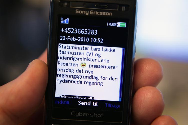 IMAGE. Konservative favoriseres i Sony Ericssons 