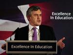 Gordon Brown har travlt med at mane rygter om hans iltre temperament i jorden. 
