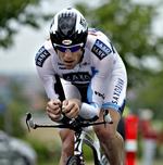 triumf. Alex Rasmussen har tidligere gjort det godt under enkeltstart, som her ved DM i 2009. Men sejren i dag er en af rytterens mest imponerende. Arkivfoto. 