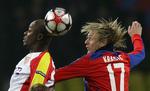 uafgjort. Milos Krasic (th) er normalt en af CSKA's bedste, men han svigtede lidt  i kampen mod Sevilla, som efter en god start skal være tilfreds med 1-1. 