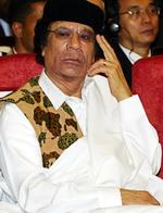 Vred. Muammar Gaddafi er vred over, at Schweiz sidste år stemte for et forbud mod minareter. (Arkivfoto) 