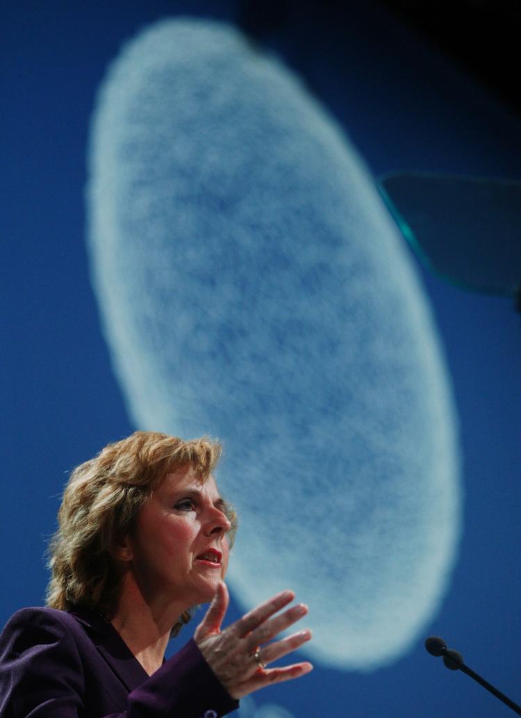 The EU Climate Commissioner, and former Danish climate minister, Connie Hedegaard who does not expect a COP environment agreement in Mexico. Hedegaard was chair of negotiations up to the U.N.'s failed COP15 Climate Summit in Copenhagen in December 2008. 
