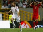 helten. Med sin scoring til 3-2 mod Portugal spillede Daniel Jensen en væsentlig rolle i Danmarks VM-kvalifikation. Arkivfoto. 