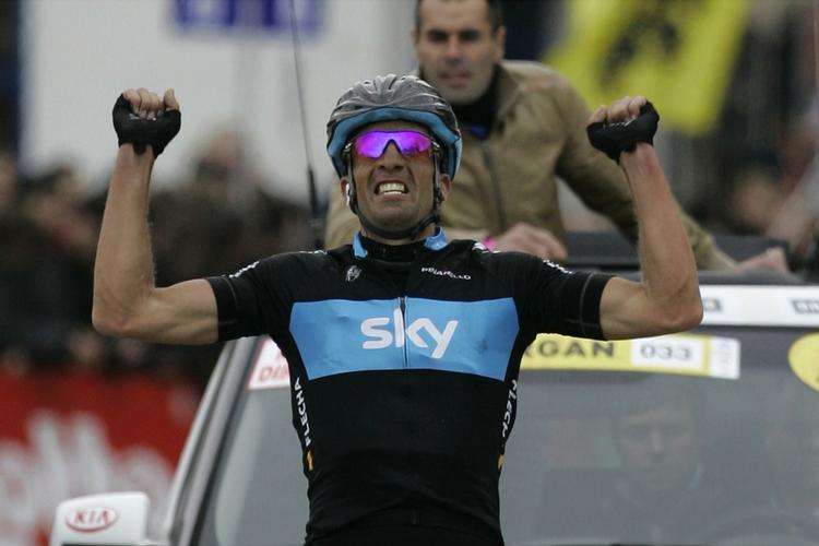 vinder. Med et solofremstød de sidste 20 km vandt Juan Antonio Flecha dagens belgiske udfordring. 