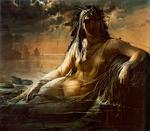 Berømthed. Selv om den lille havfrue på Langelinie i København er den mest berømte, så er billedhuggeren Edvard Eriksen langt fra den eneste, der har portrætteret hende. Her Elisabeth Jerichau Baumann (1873, Fyns Kunstmuseum). Foto fra bogen 