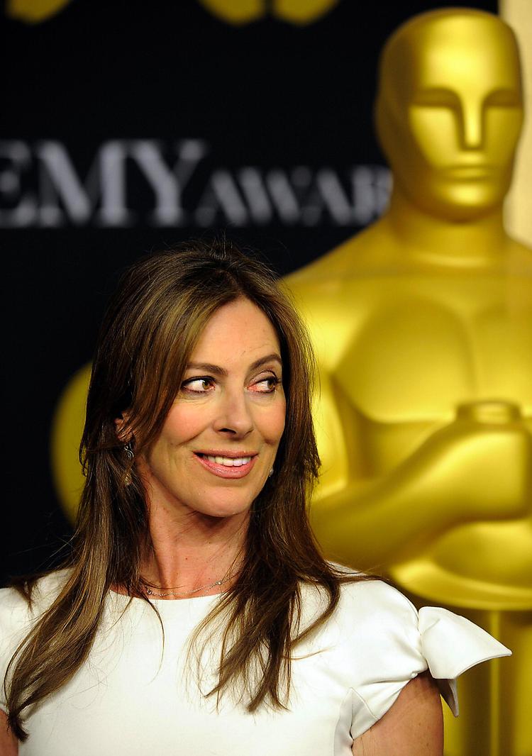 Skilsmissedrama. 'The Hurt Locker'-instruktør Katherine Bigelow ved Oscarnomineringsfrokosten i februar. 'Avatar', instrueret af hendes eksmand James Cameron, formodes at være den største konkurrent i kategorien Bedste Film. Arkivfoto: Chris Pizzello 