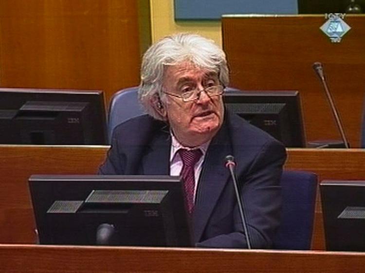 »Alt, serberne gjorde, behandles som en forbrydelse«, sagde Radovan Karadzic 