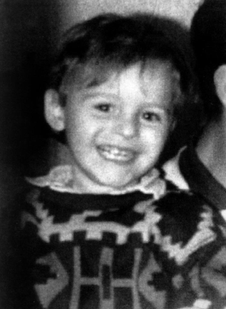 Offer. Billede af den toårige James Bulger, kort før han blev dræbt. 