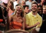 Gammel kærlighed. Cameron Diaz og Justin Timberlake ses her, mens de stadig var kærester. Arkivfoto. 