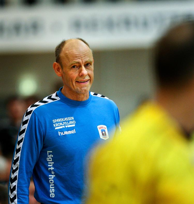 comeback. Erik Veje Rasmussen i rollen som cheftræner for Århus GF. Den stilling er nu ledig igen. Arkivfoto. 