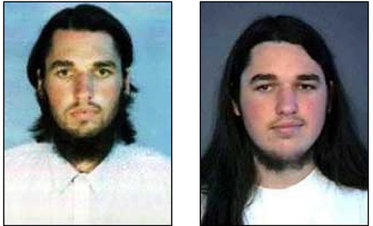 FANGST. Den efterlyste Adam Gadahn på fotos udsendte af FBI. 