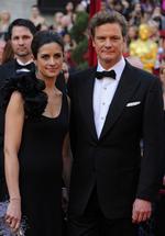 Colin Firth og hans kone Livia Giuggioli. 
