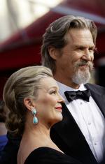 Jeff Bridges og hans kone Susan. Bridges fik en Oscar for bedste mandlige hovedrolle for præstationen i 'Crazy Heart'. 