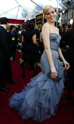 35-årige Elizabeth Banks ankommer til prisuddelingen i nat. 