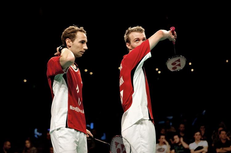 Double. Mathias Boe og Carsten Mogensener på papiret det bedste danske bud på en topplacering ved All England. Arkivfoto. 