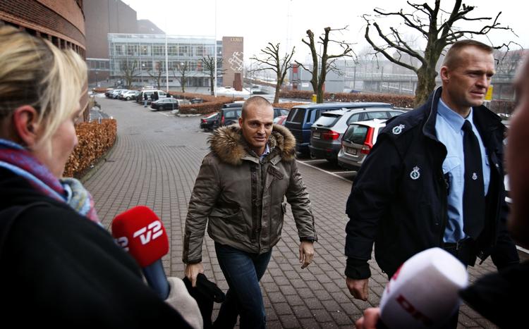 Stein Bagger ankommer til Lyngby ret, hvor han er kronvidne mod sin tidligere samarbejdspartner MIkael Ljunman. 