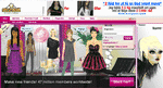På stardoll.dk møder pigerne blandt andet dette banner, som er en reklame fra 'Frejas Kost Blog'. 