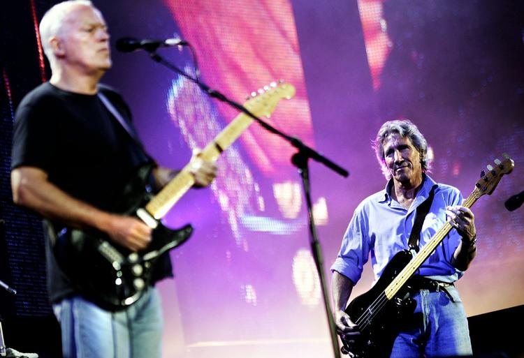 Dom. Dave Gilmore (t.v.) og Roger Waters kan glæde sig over rettens afgørelse. Arkivfoto. 