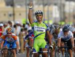 Succes. Daniele Bennati - der her ses ved sæsonens første sejr i Oman - gør Liquigas til årets mest vindende hold. 