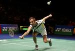 FIGHTER. Selv om Peter Gade i perioder spillede fremragende var han oppe mod overmagten i semifinalen. 