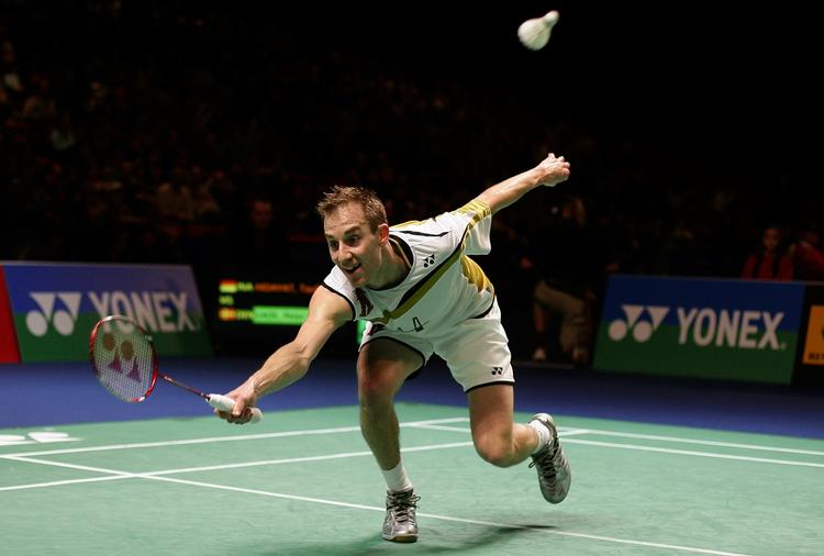 FIGHTER. Selv om Peter Gade i perioder spillede fremragende var han oppe mod overmagten i semifinalen. 