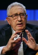 PRÆSIDENTINFEKTION: Henry Kissinger er ramt af en maveinfektion. 