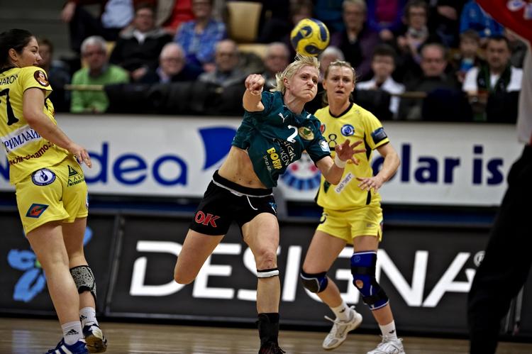 semifinalist. Med sejren over HC Dinamo er Rikke Skov alleree inden sidste gruppekamp sikker på at nå semifinalen. 